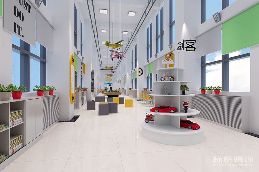 山西太原中北大學（現(xiàn)代）教育培訓辦公裝修設計