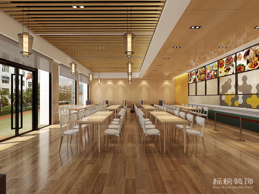 深圳翠園小學(xué)食堂設(shè)計2