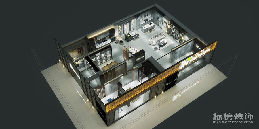 博瑞雅全屋定制展廳方案