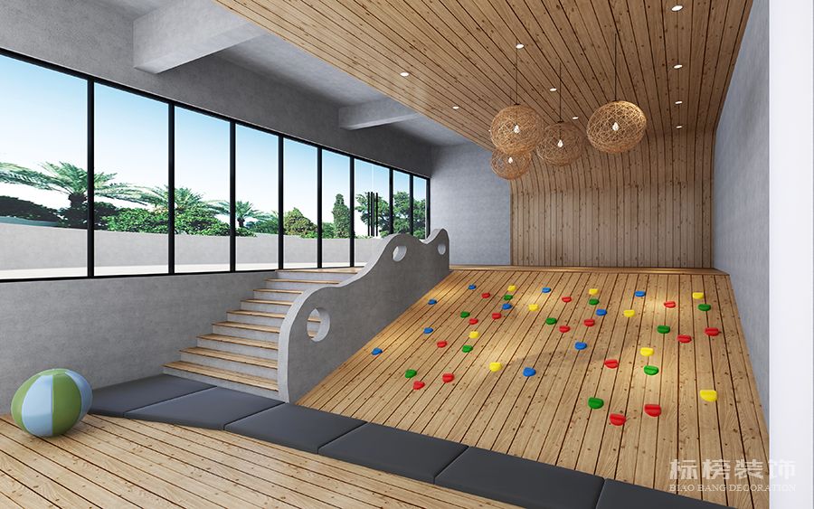 深圳卡樂美語(yǔ)學(xué)校夾層效果圖